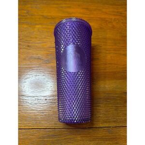 Starbucks‎ Summer 2022 Purple Oil Slick Studded Cold Cup Venti Tumbler No Straw